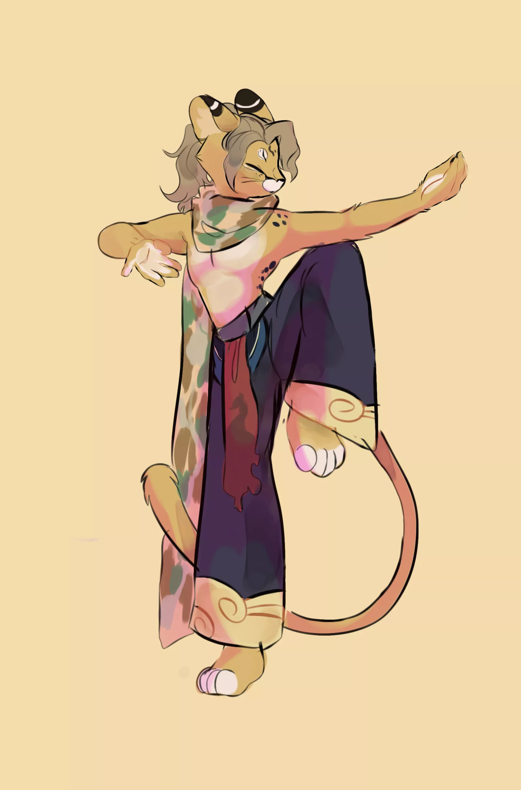 Fancy boy, now with a proper monk attire. What do you guys think?