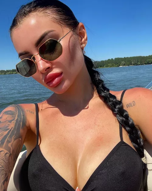 I wanna see your face in between of my boobs, baby.