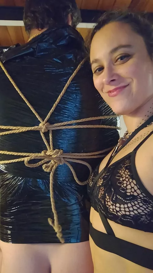 Immobile slave. Let the fun begin.