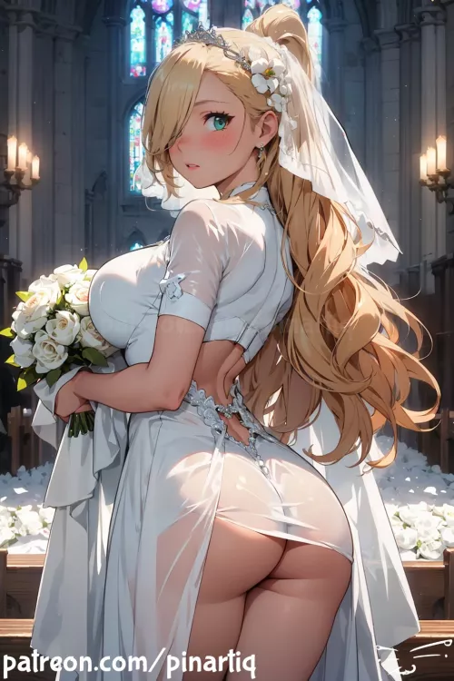 Ino Yamanaka doesn't realise her dress fell apart