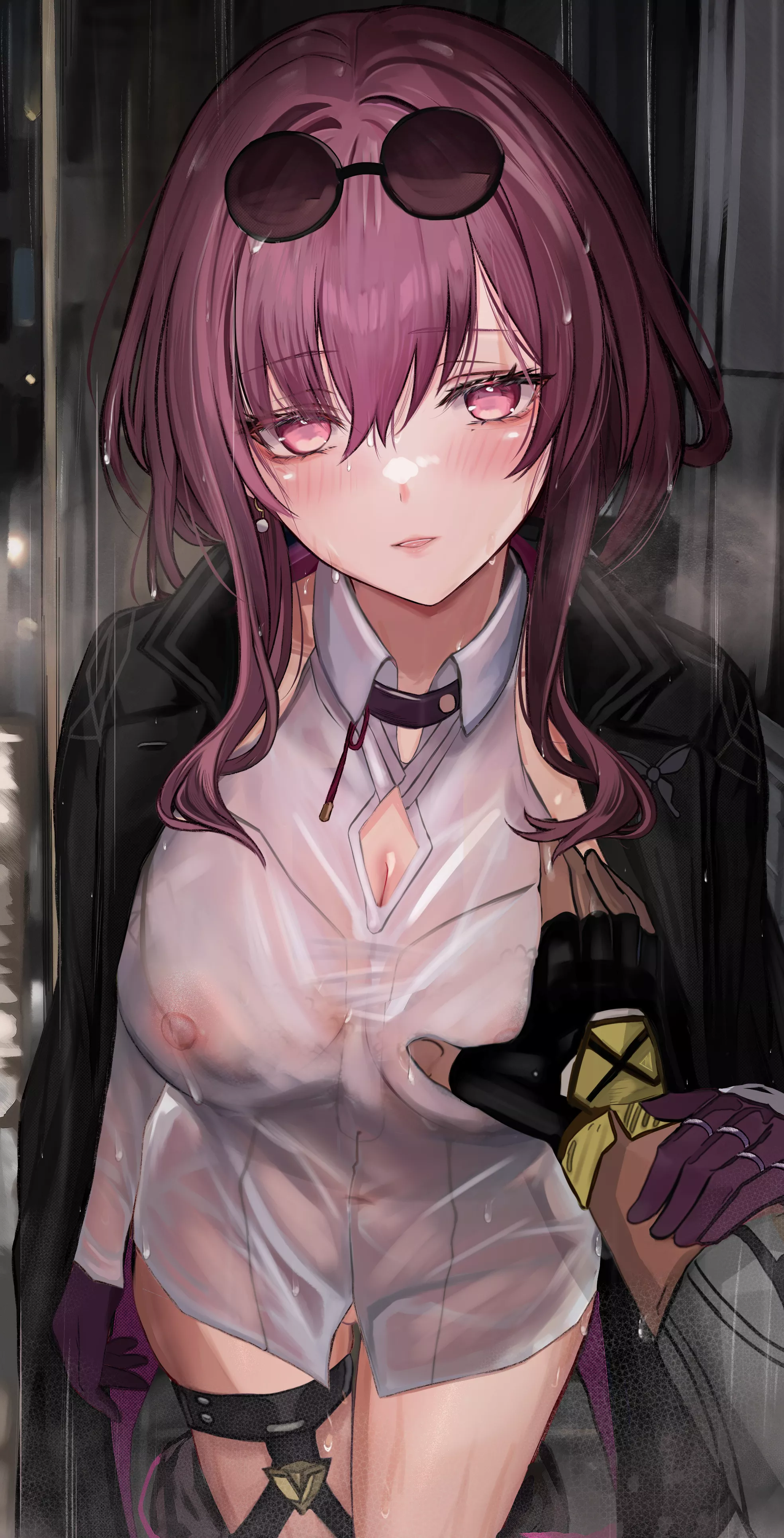 Kafka see-through wet clothes (b55erz0f) [Honkai: Star Rail]