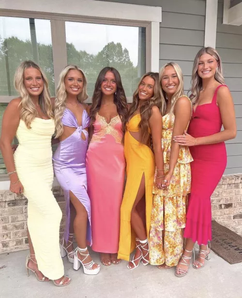 Rank these babes in their formal attire