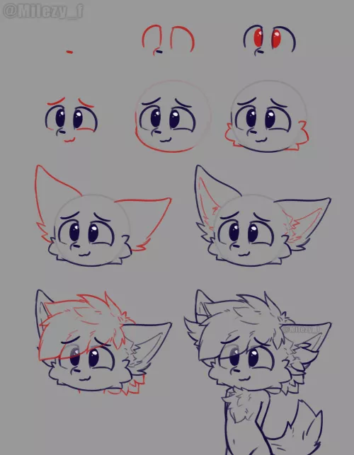 shy bean tutorial :3 // by @milezy_f on twitter ^^