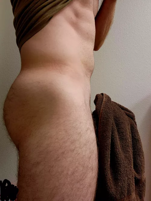 Towel rack broke so I had to improvise