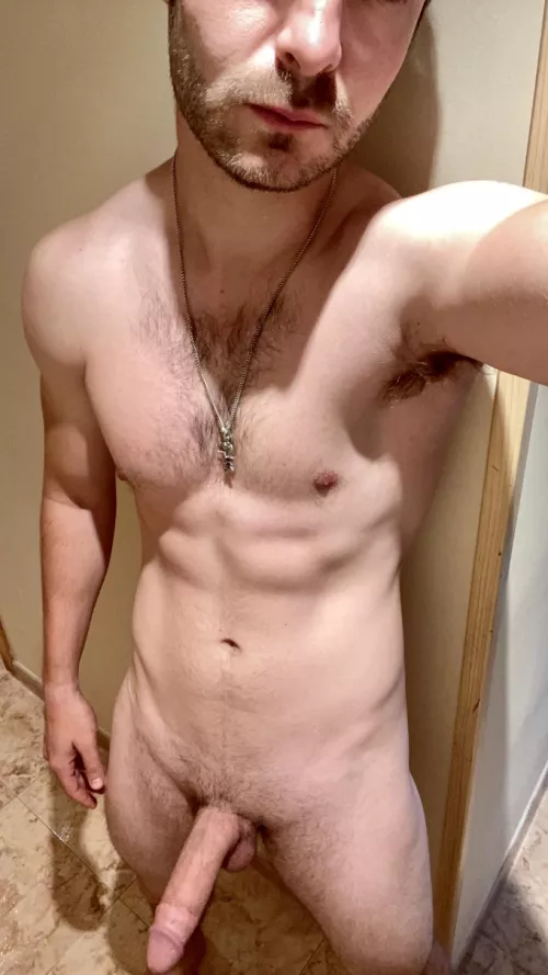 Woke up hangover, I think my dick is trying to tell me something…