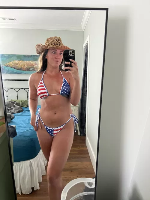 Do you like my 4th of July bikini?