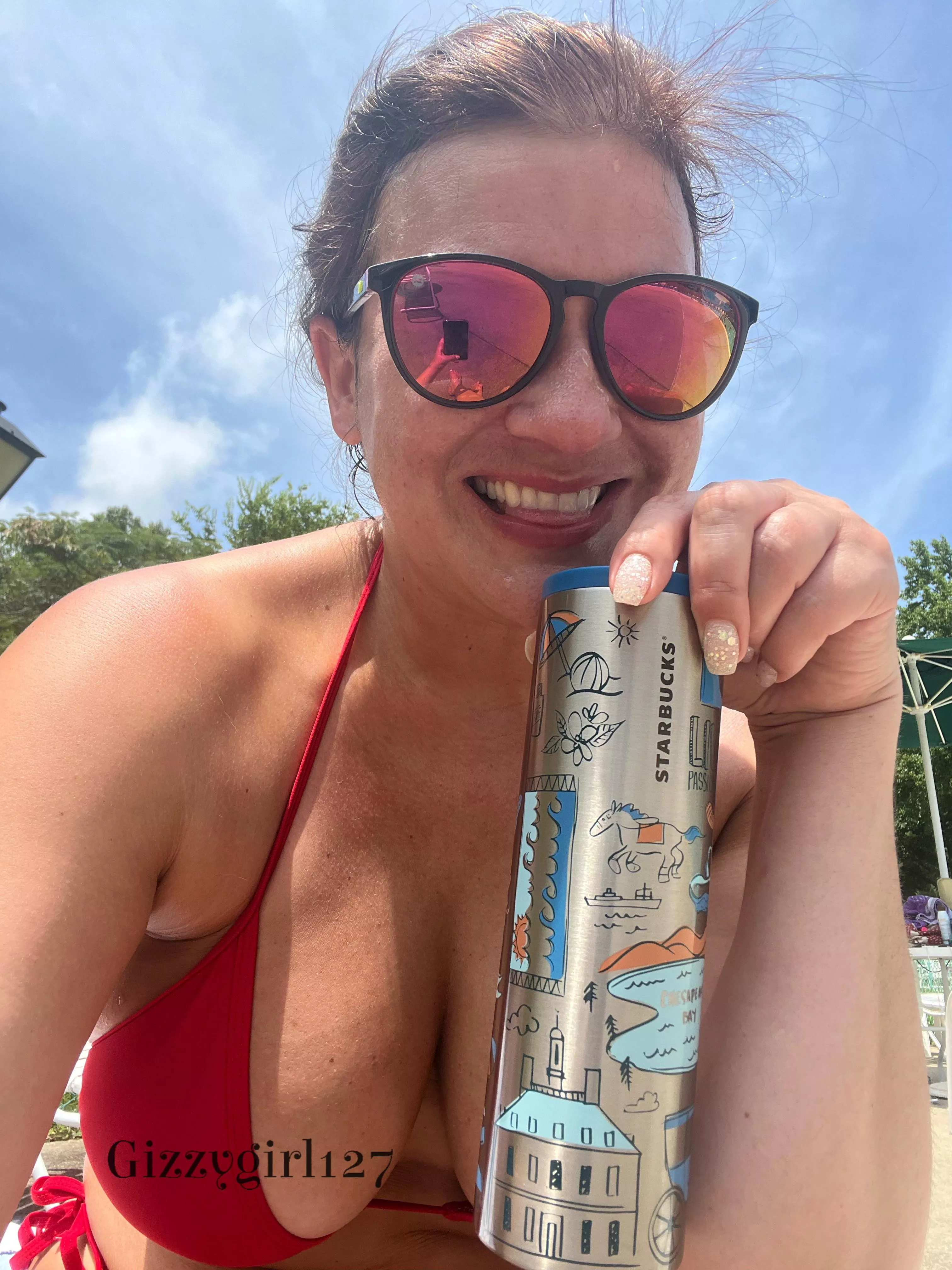 How I smuggle wine into the pool