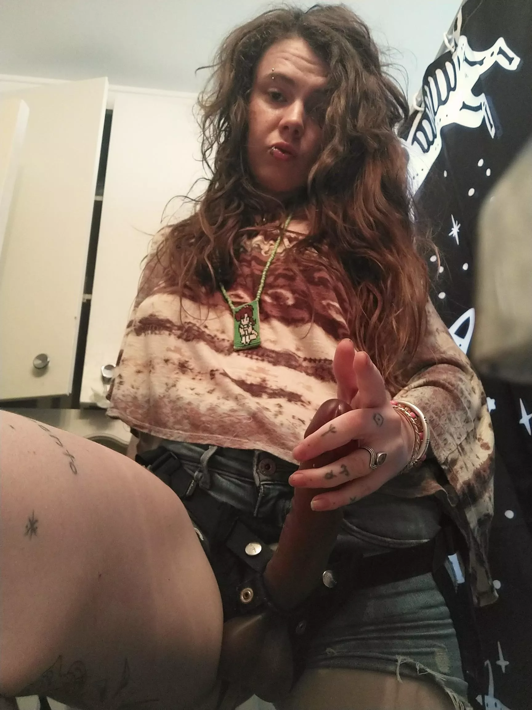 Just got done with a 4 hour music set outside and I'm *sooo* sweaty.. Be a good little bitch and clean off Daddy's balls. Your tongue will do just fine: no need to use anything else. 😉🥜💦