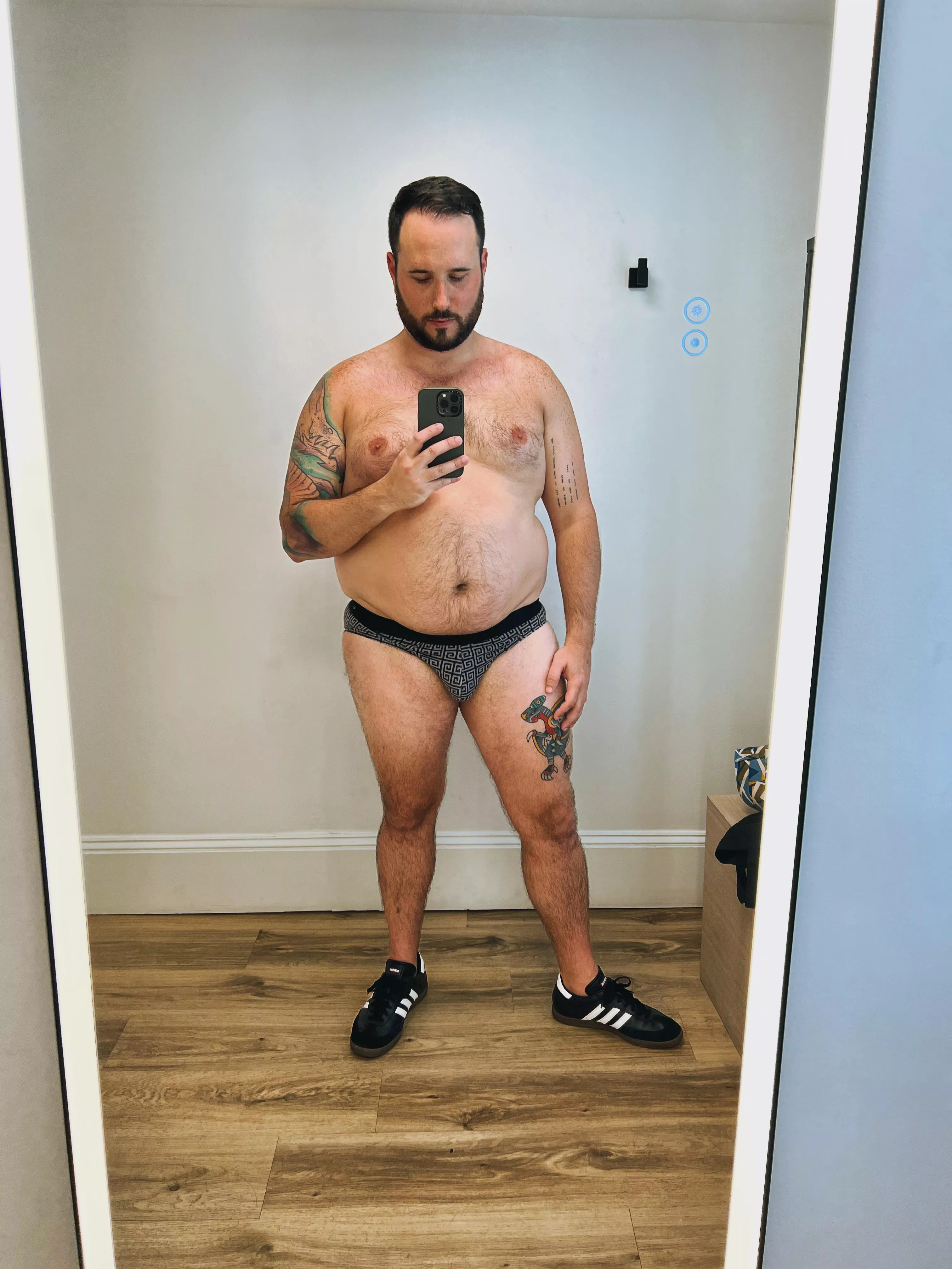 Making sure things fit.