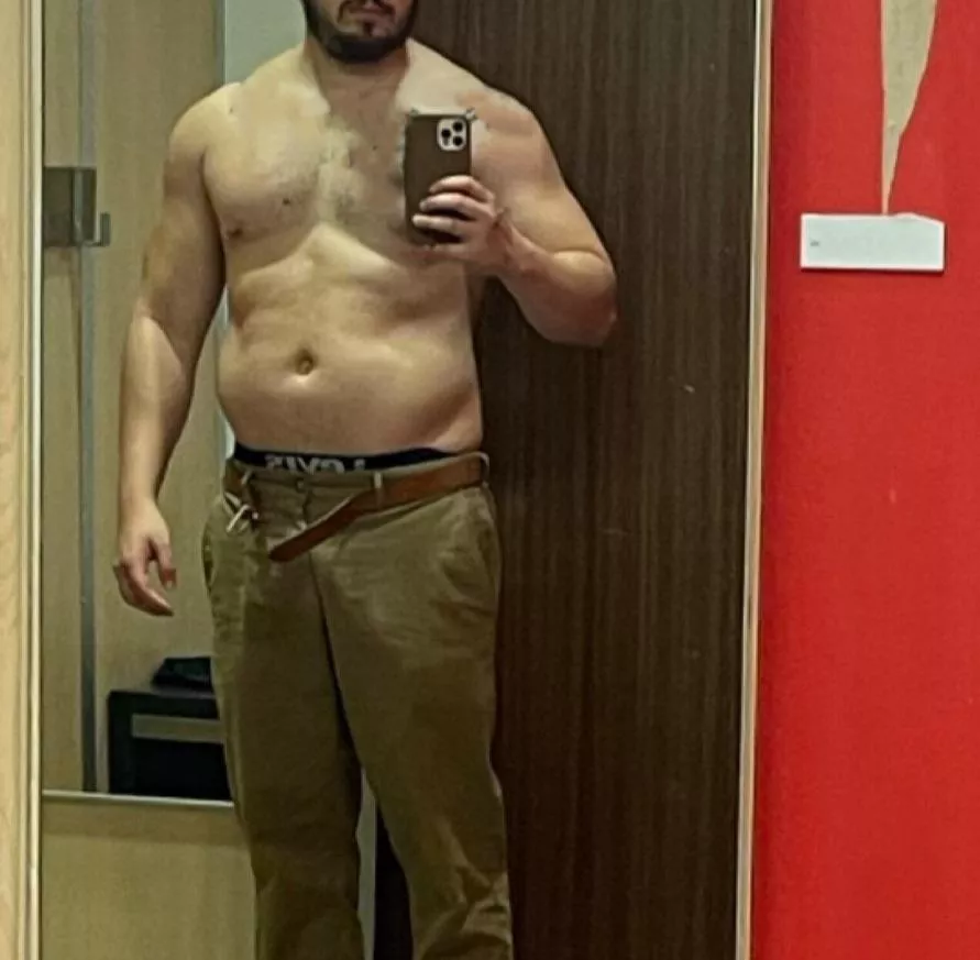 Right out of my construction uniform