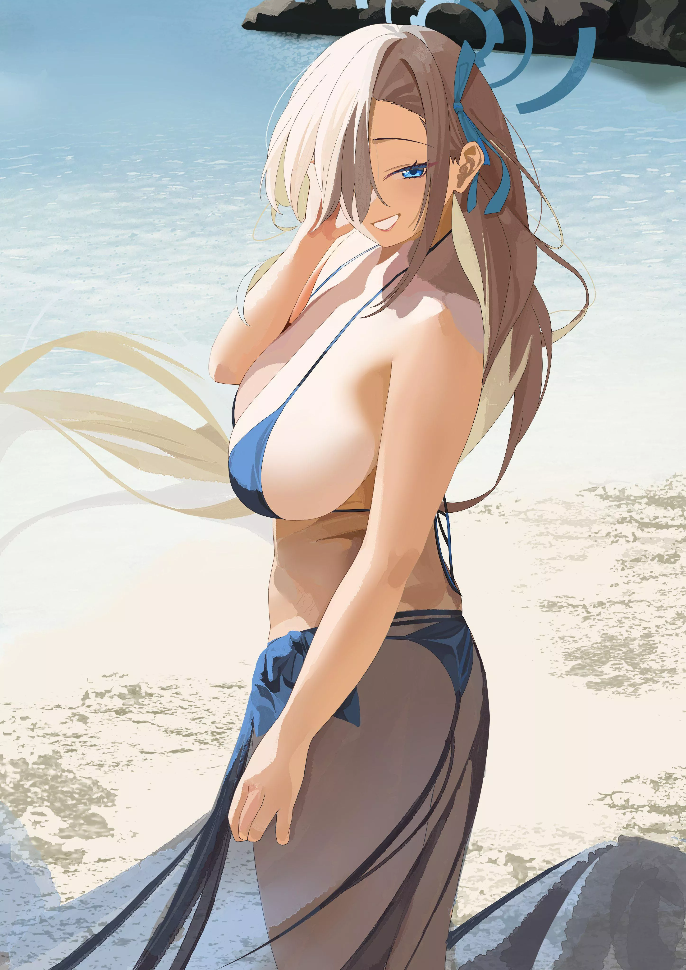 seaside beauty Asuna (@tentechan1525)[Blue Archive]