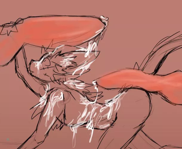 Small fluffy cum slut derg enjoying time with some big derg cocks [MMM] (OC)