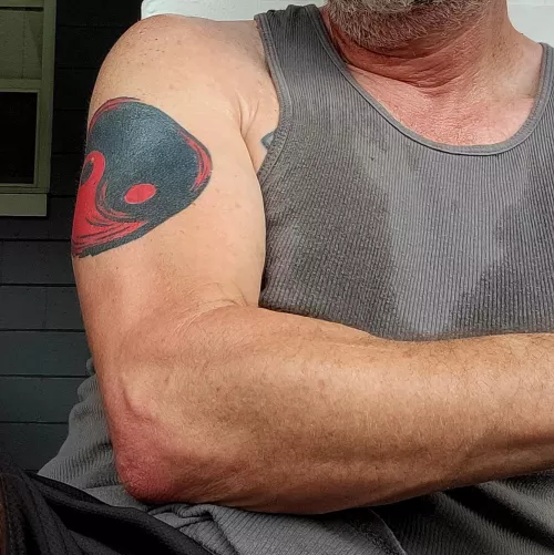 50 years, touched up tat and yard work day