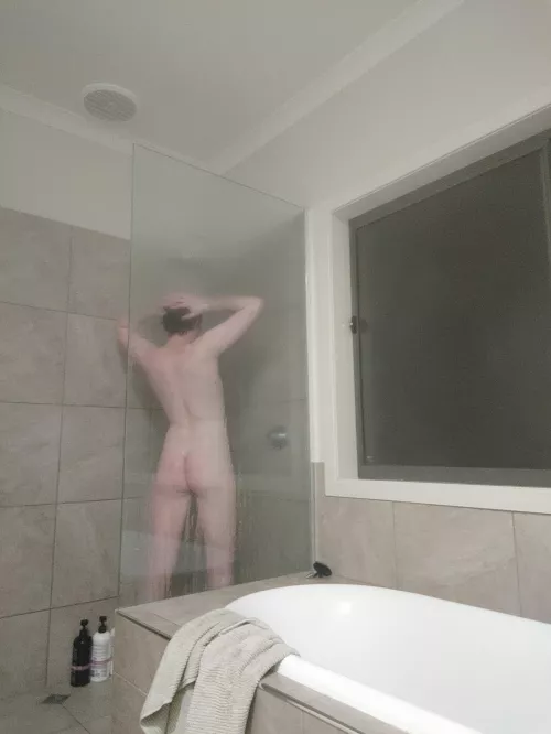 Anyone wanna join me, and scrub where I can't reach?