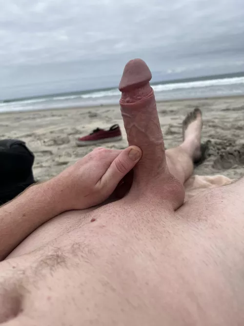 At the nude beach