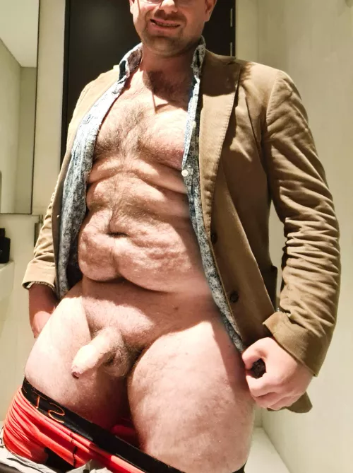 Don't tell anyone, but I'm naked under all these clothes!