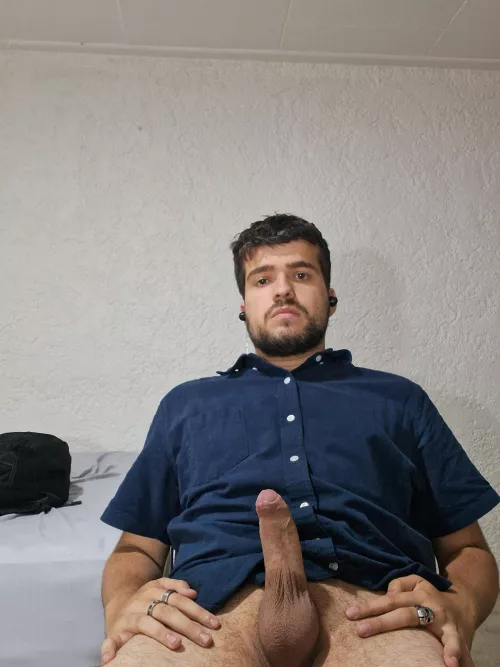 I am shy but he is certainly not