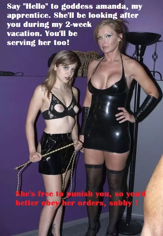 I like to know that my pet is safe and submissive while I'm on vacation...