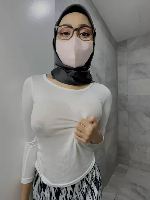 I look more hotter in my see-through shirty.