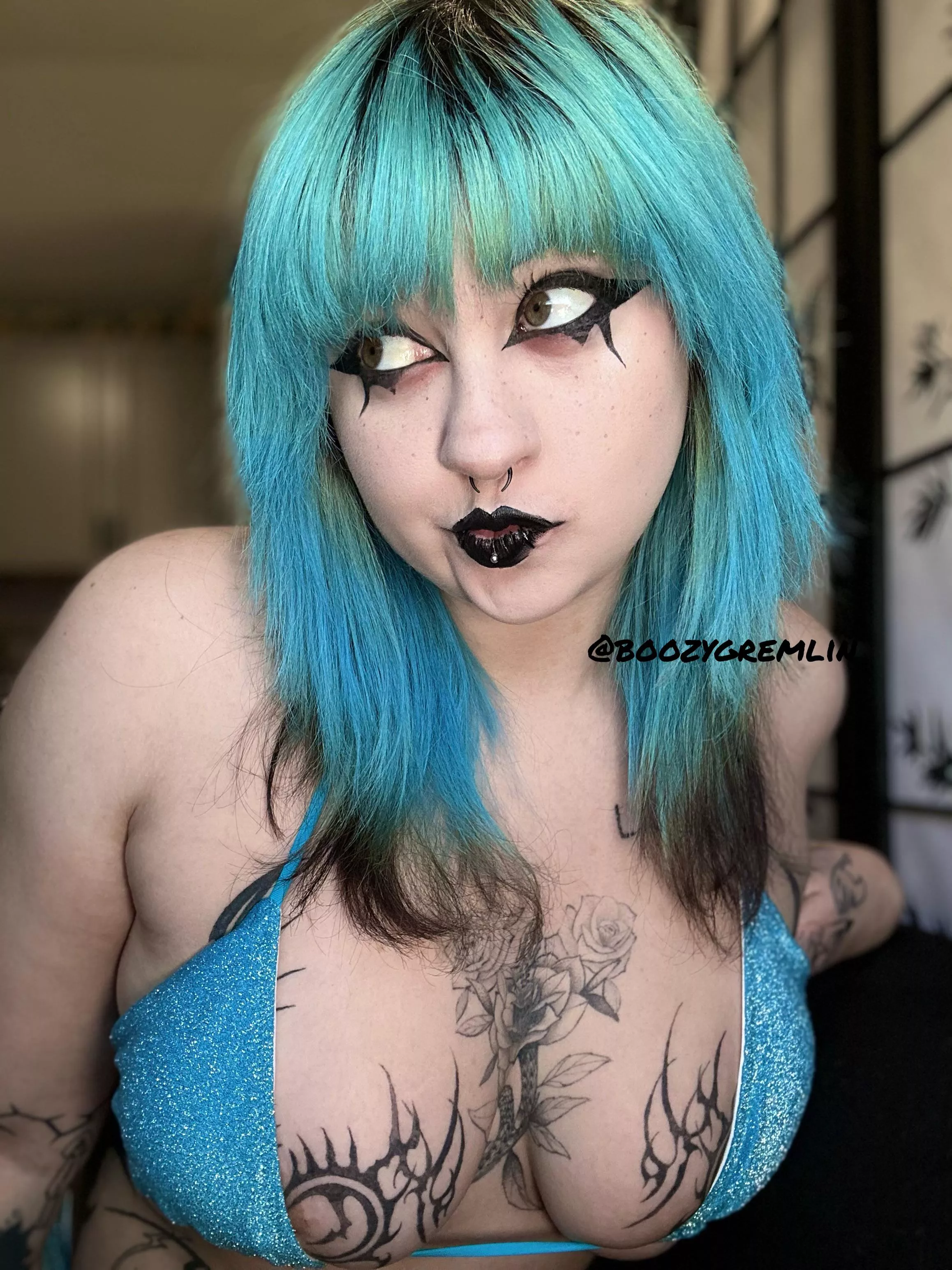 I think this blue bikini is perfect for me