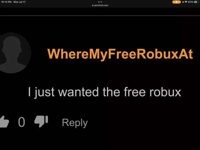 Man got the spam link 😞