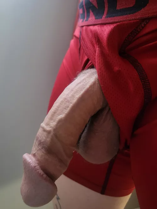 My cock wanted to say hello.