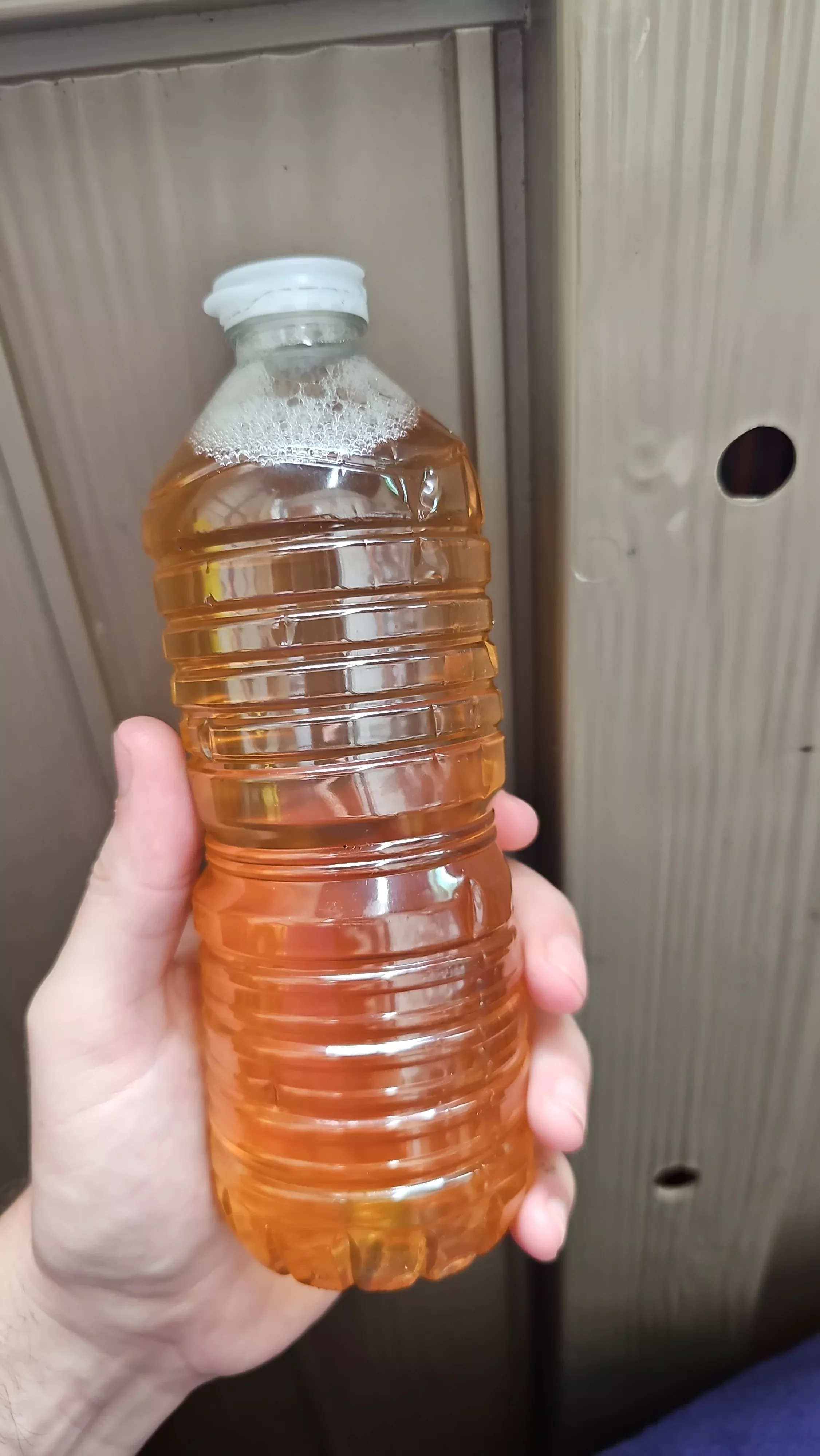 My friend wanted a drink. Don't worry, I sorted him out.