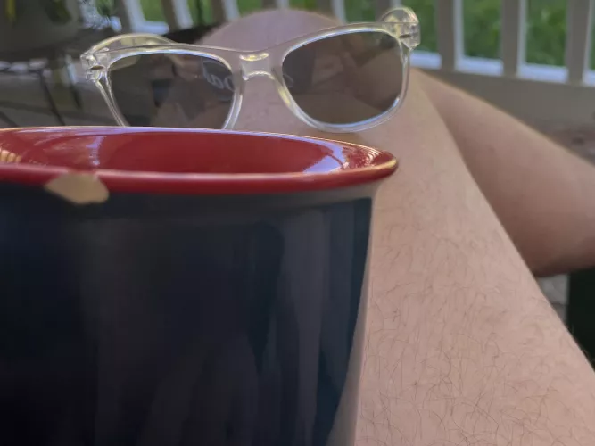 Oh no my favorite mug got chipped! 😢 Damn kids!