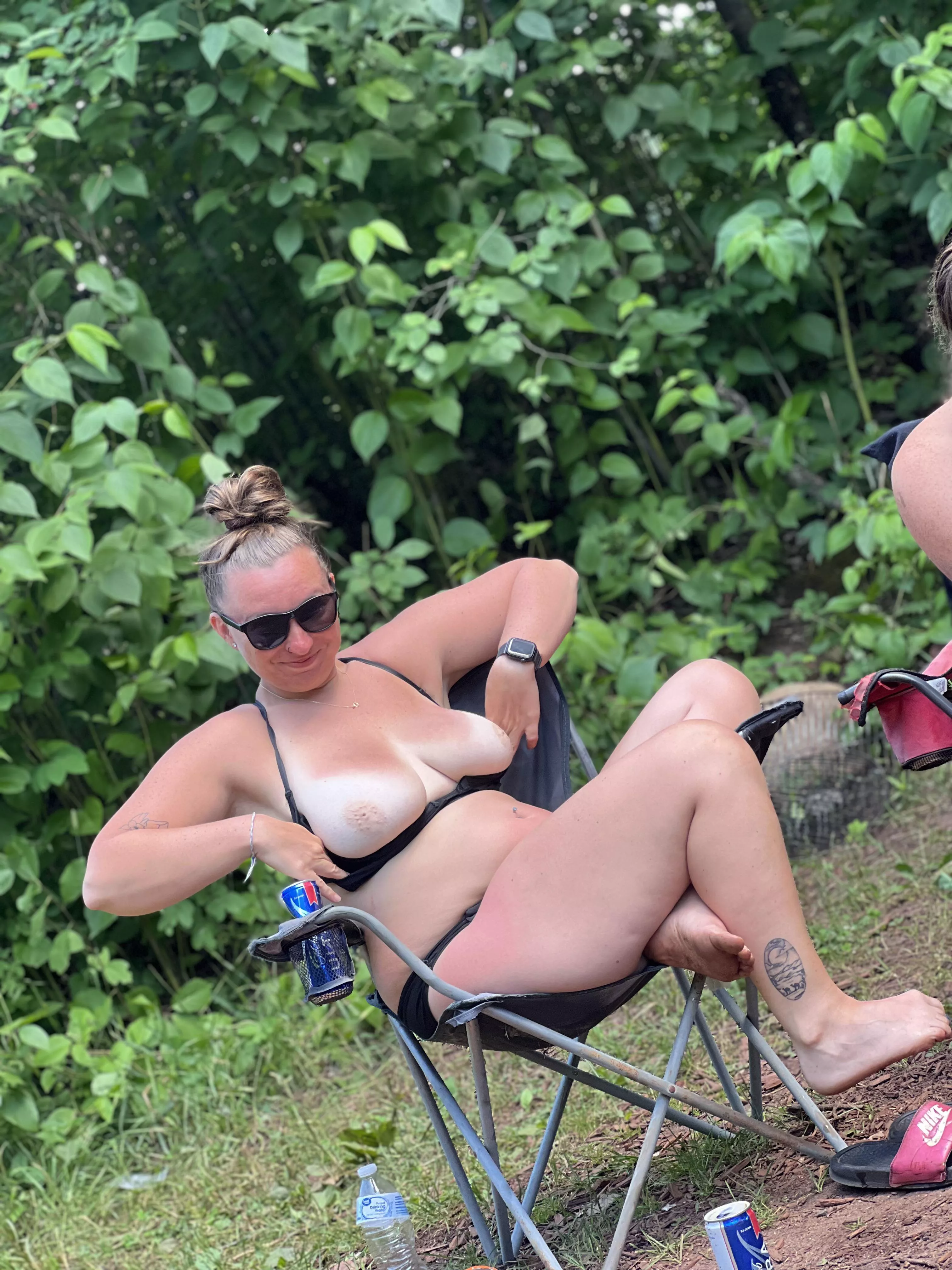 Suns out, titties out right? 😉