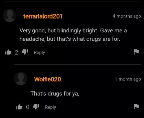 That's what drugs are for