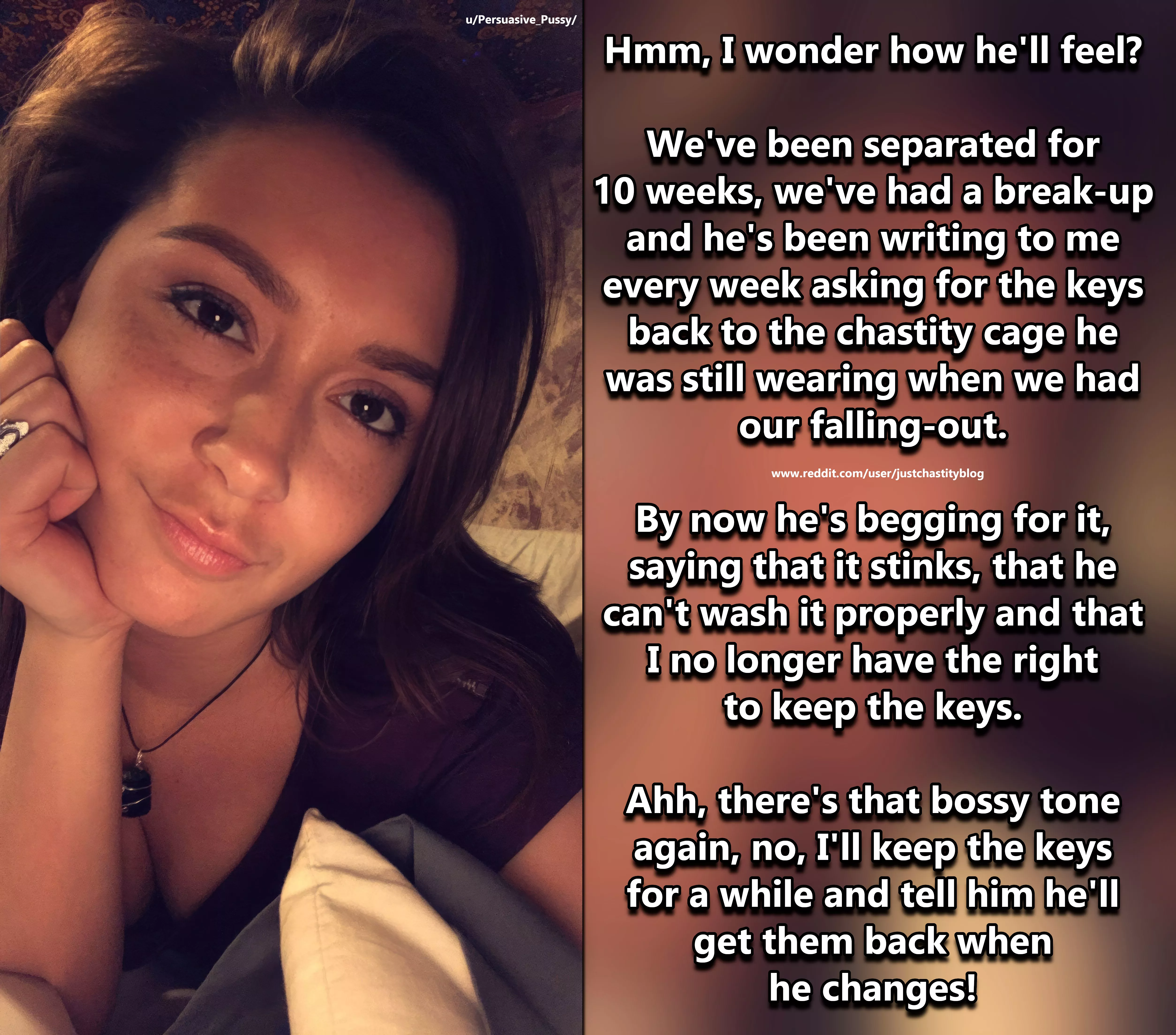 You may be in a state of separation, but that one thing is still her power over you!