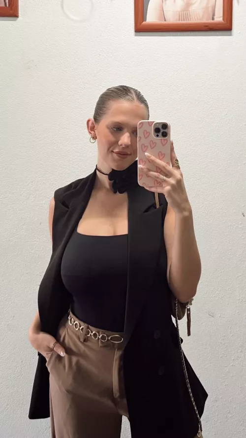 Busty cover up attempt