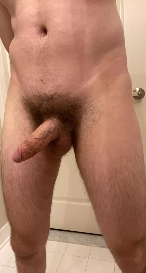 Freshly showered and ready to get dirty again