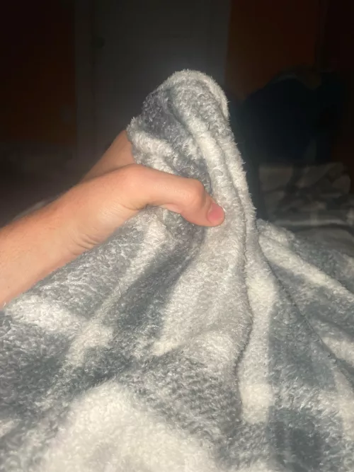 Hiding under the blanket