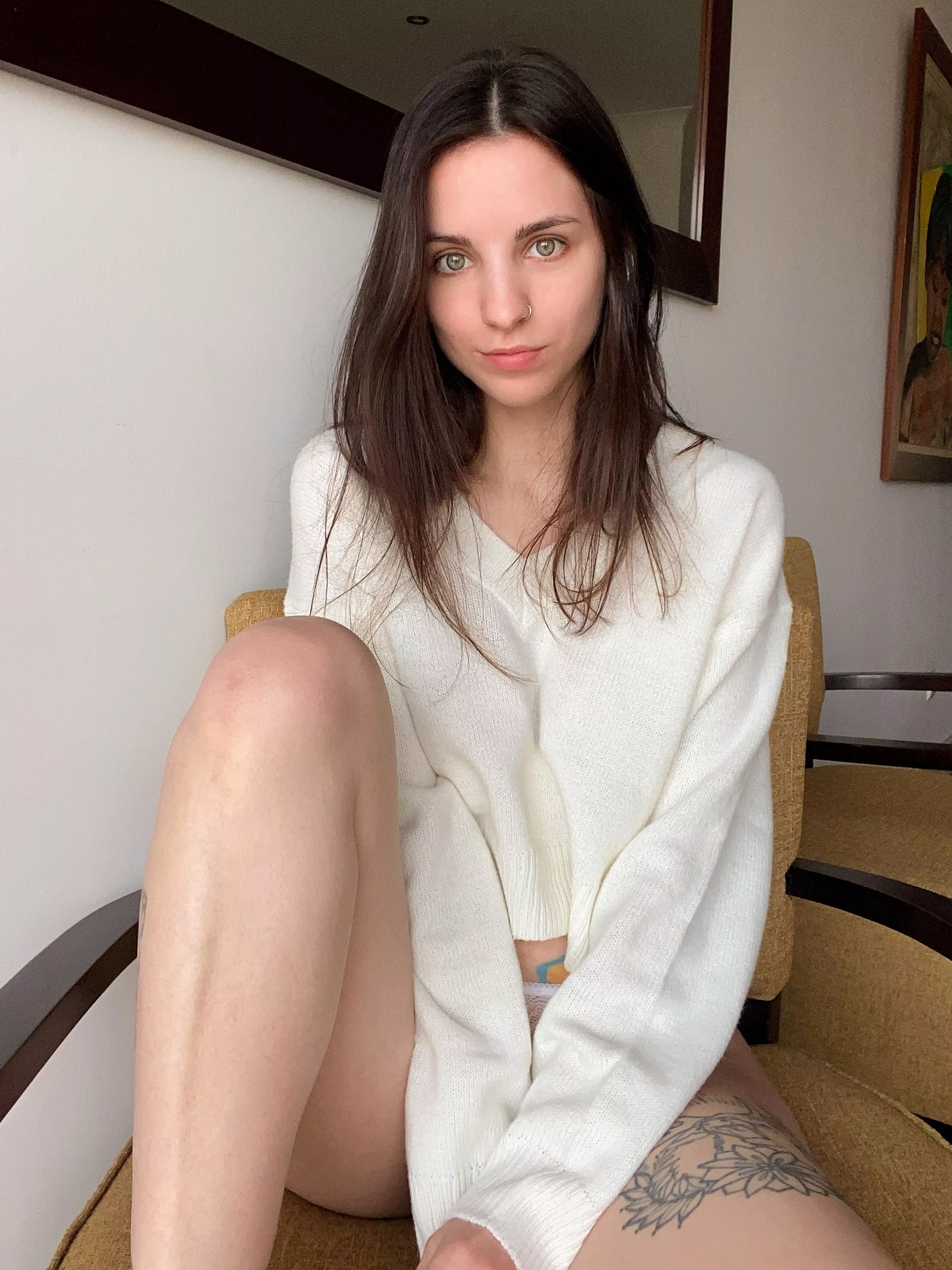 let me be your smol brunette art girl 👉👈 [25f]