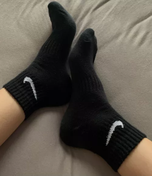 Only like this if you’d play with my black Nike socks 😋