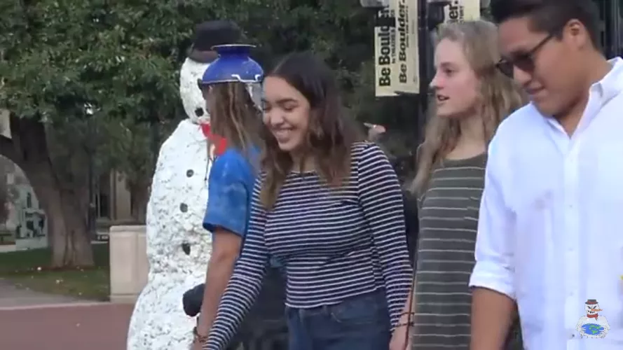 She steals the attention of the video