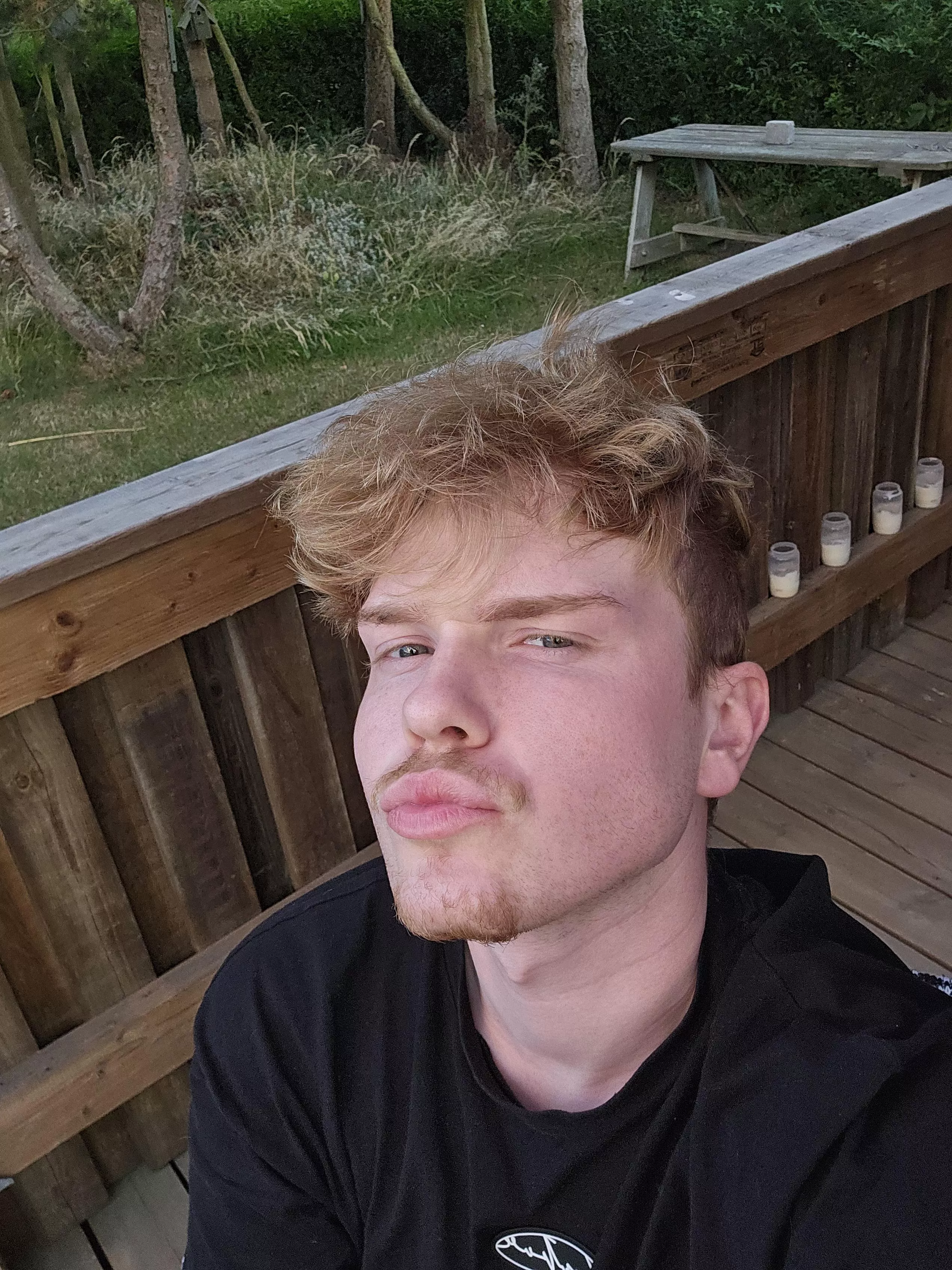 Stay away from me or I might have to give you a smooch Stay away from me or I might have to give you a smooch