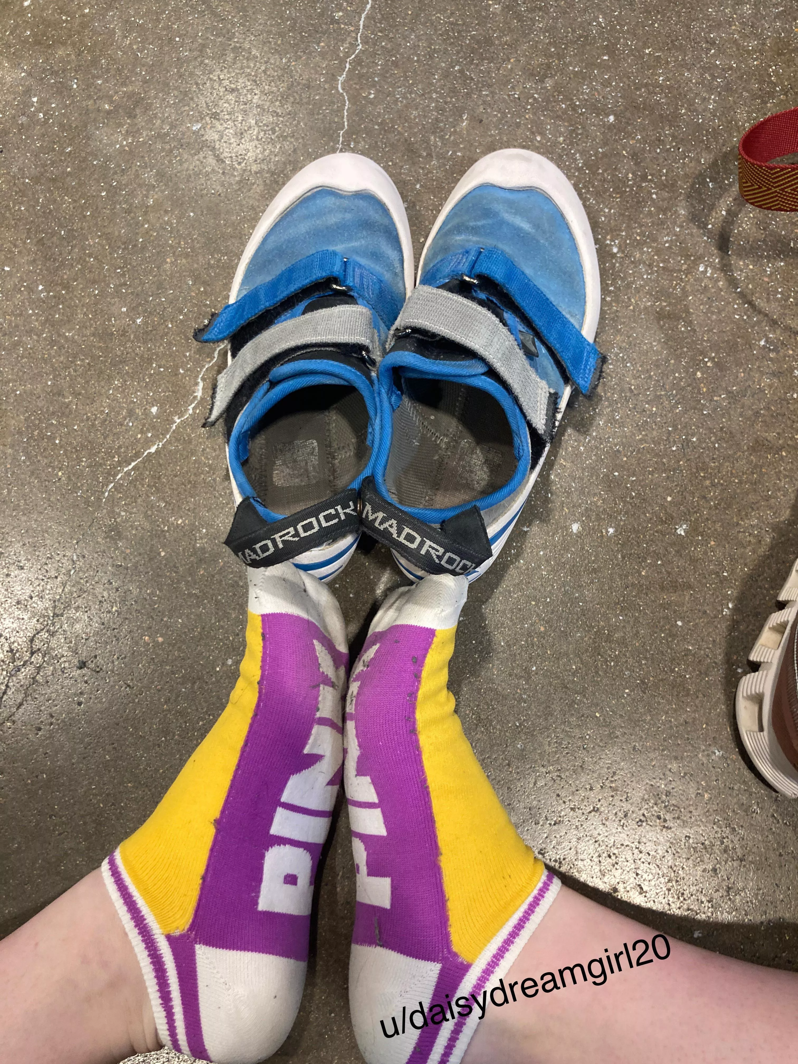 these socks have been my climbing socks for a month. the scent is unbearable, seems like such a waste to wash them [selling] [us]