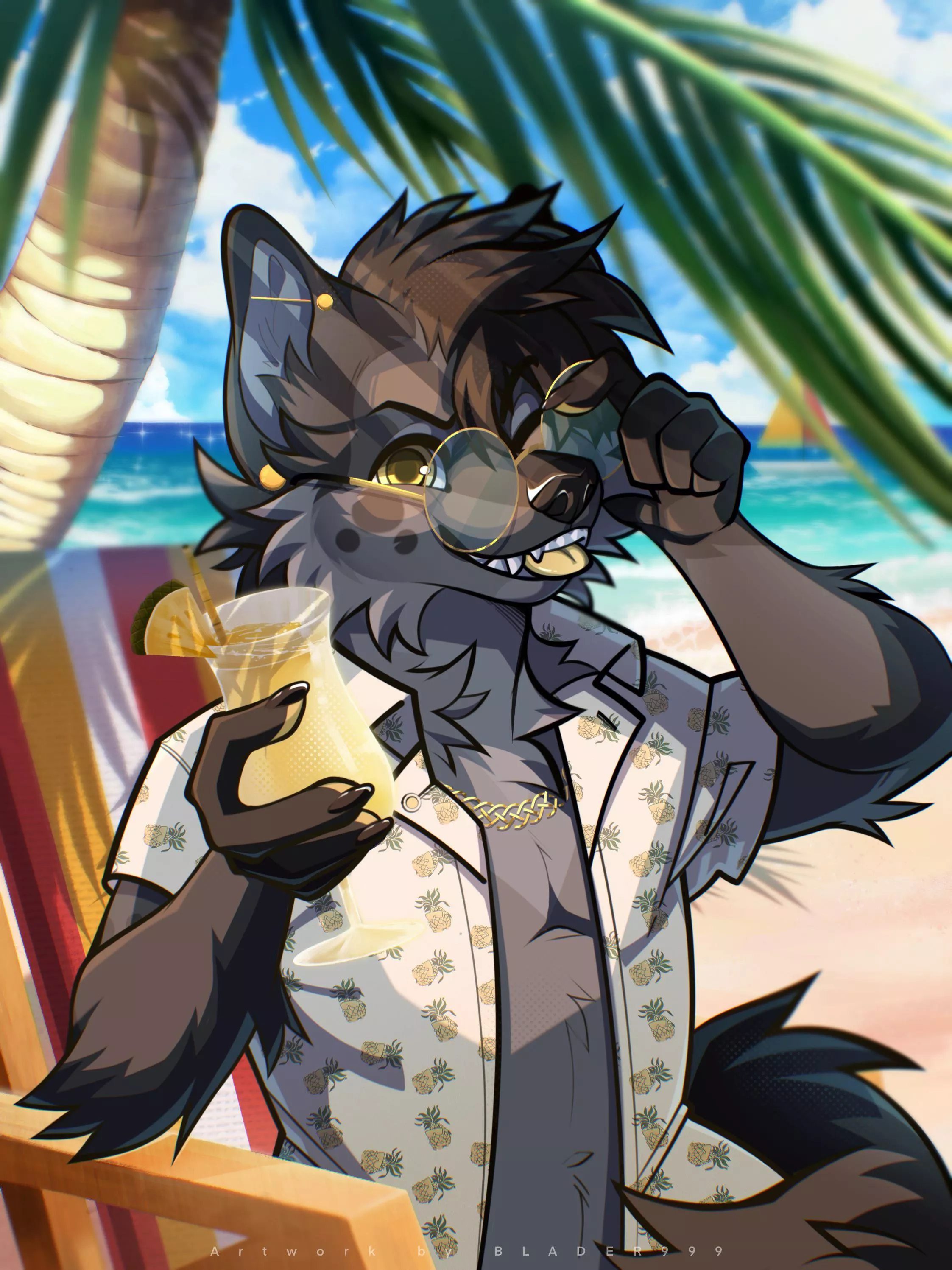 Aizen(c) -Art by me @masterblader191 (Twitter)