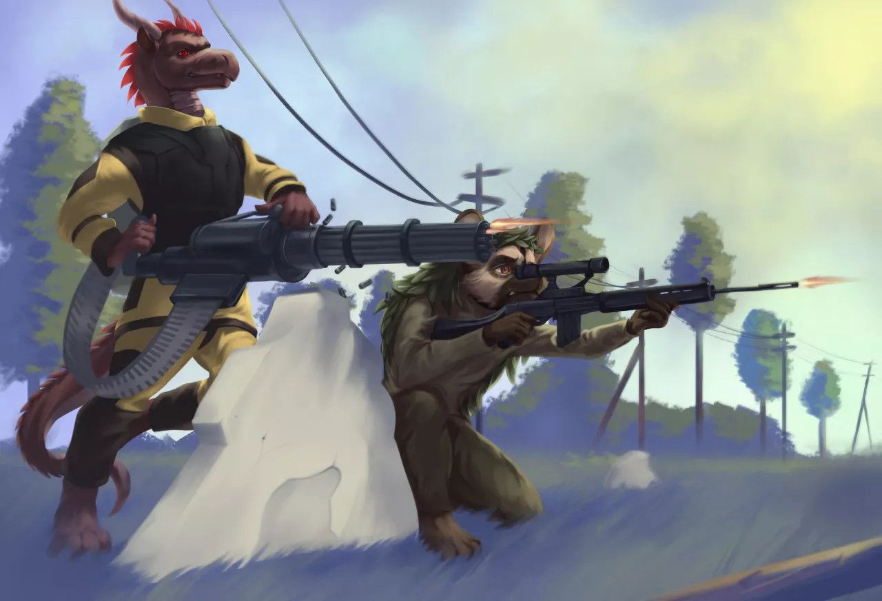 All Ghilied up in the Countryside (by me)