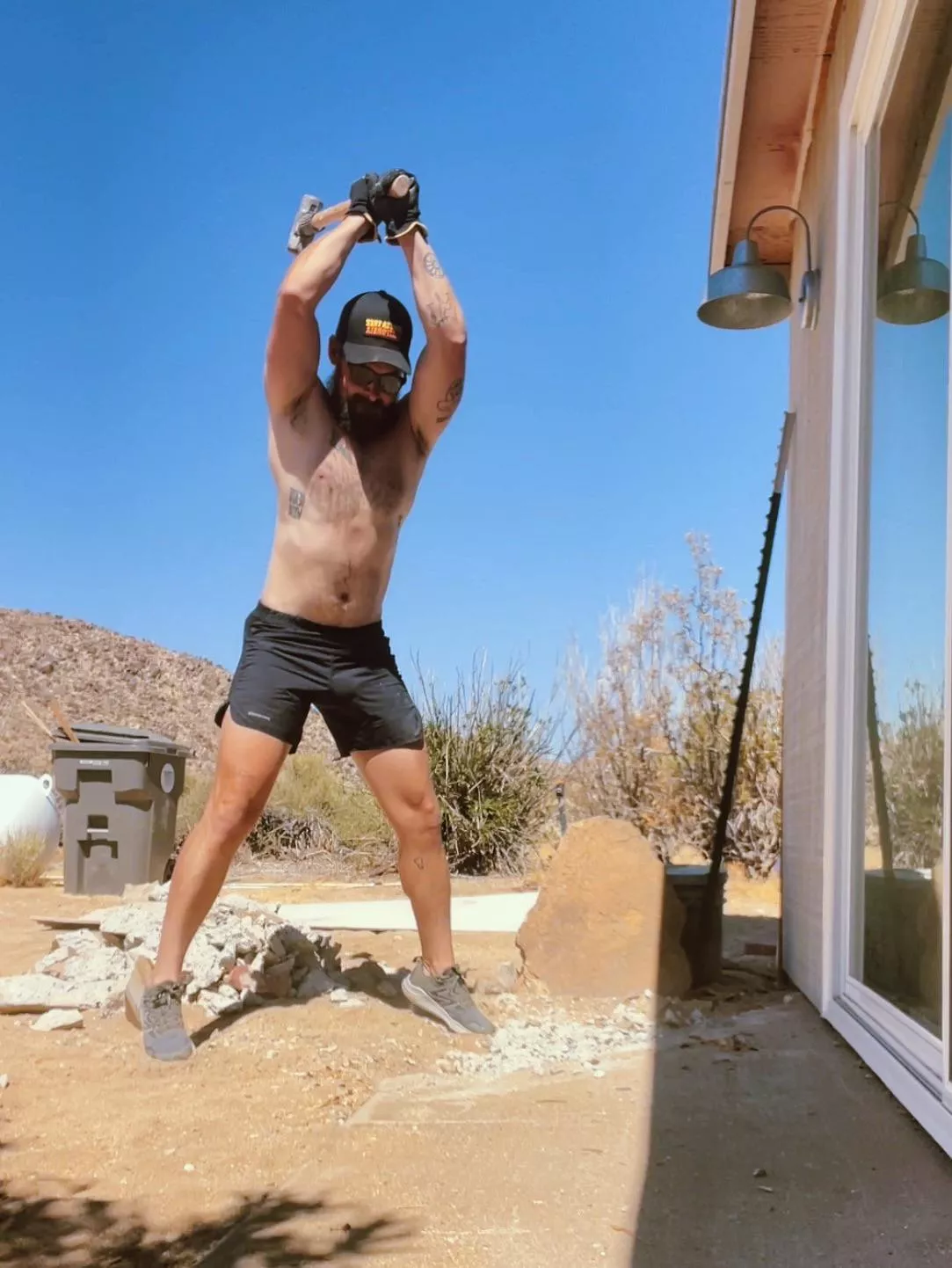 Daddy got sweaty today boys!!