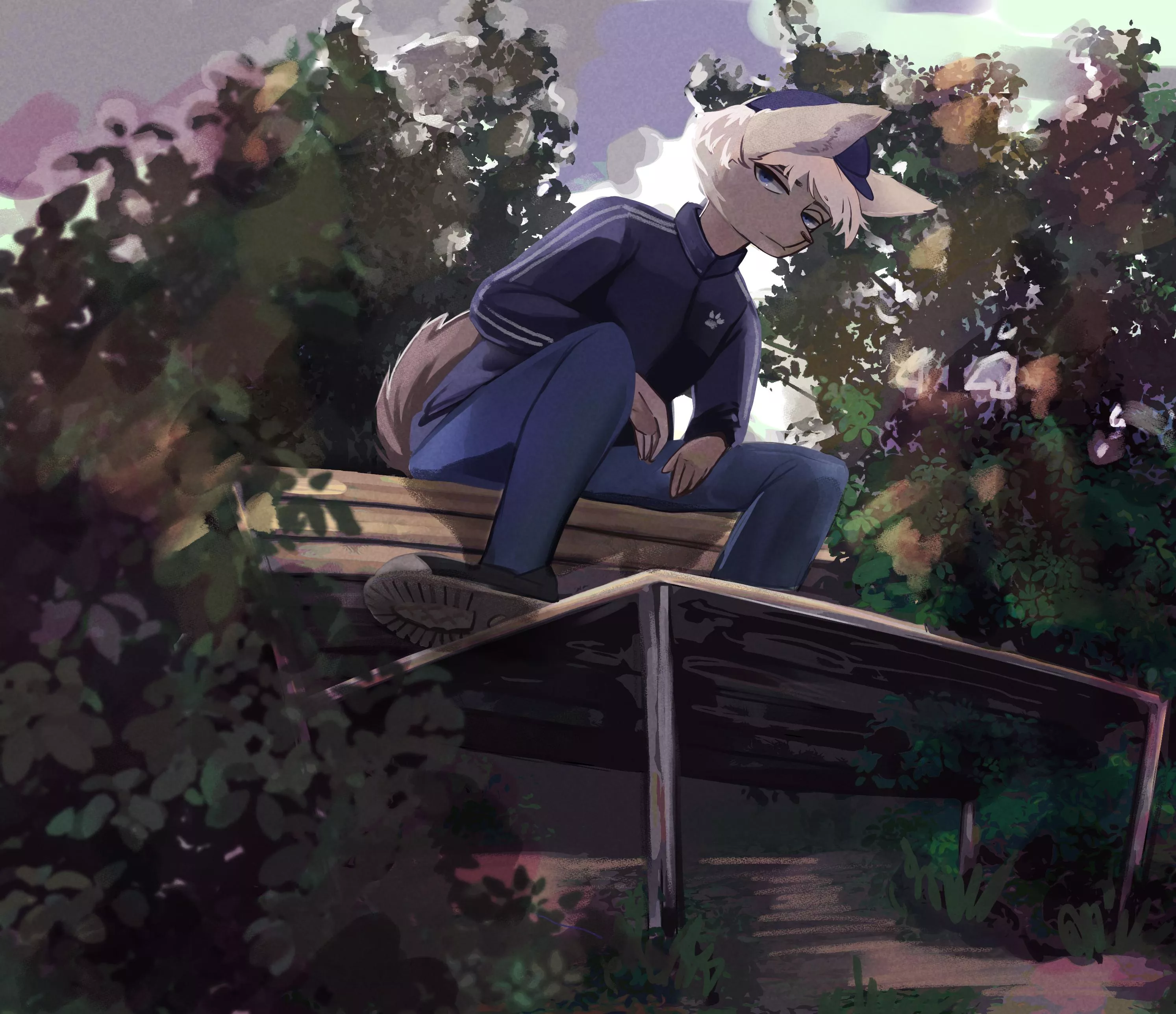 I don't know why I did it, but here's Russian furry for you (art by me)