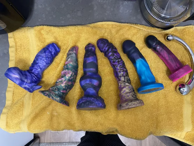 I took out my collection for a nice bath