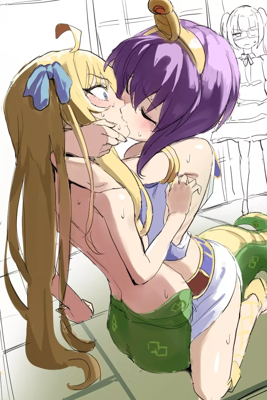 Lamia-Medusa Kiss [Jashin-chan Dropkick]