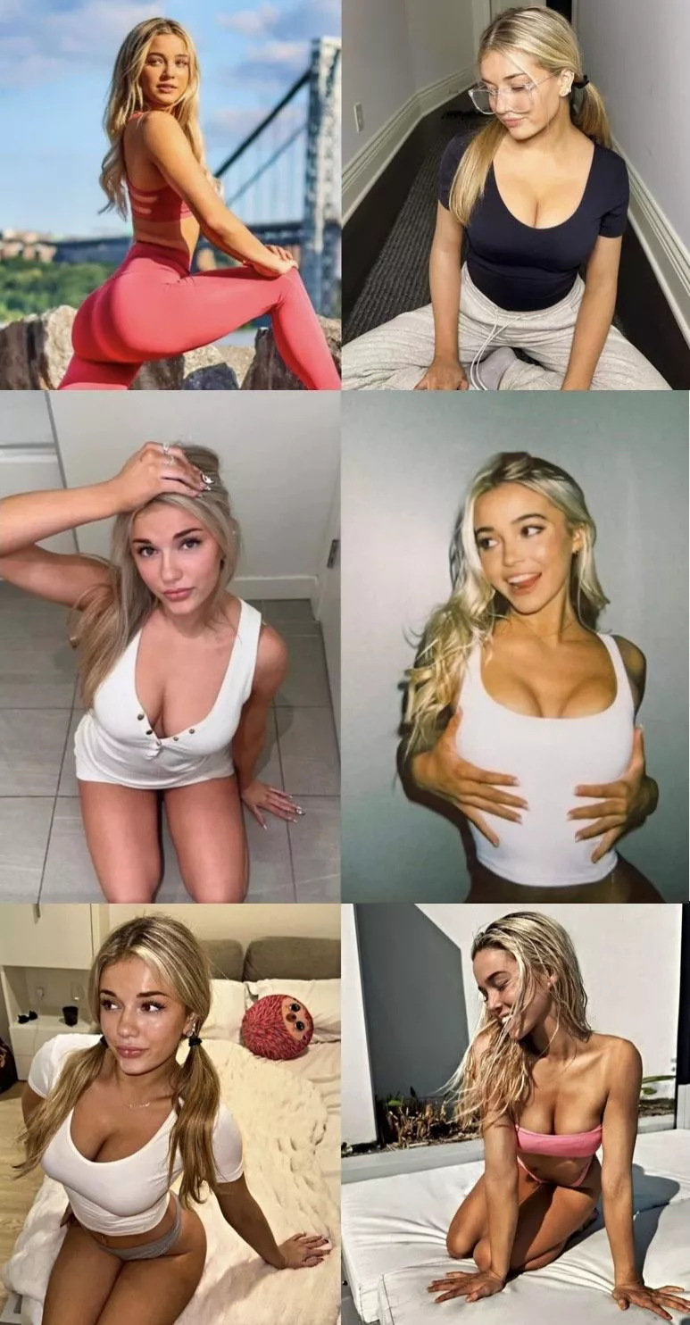 Let’s get in bed and edge to Breckie Hill and Livvy Dunne together