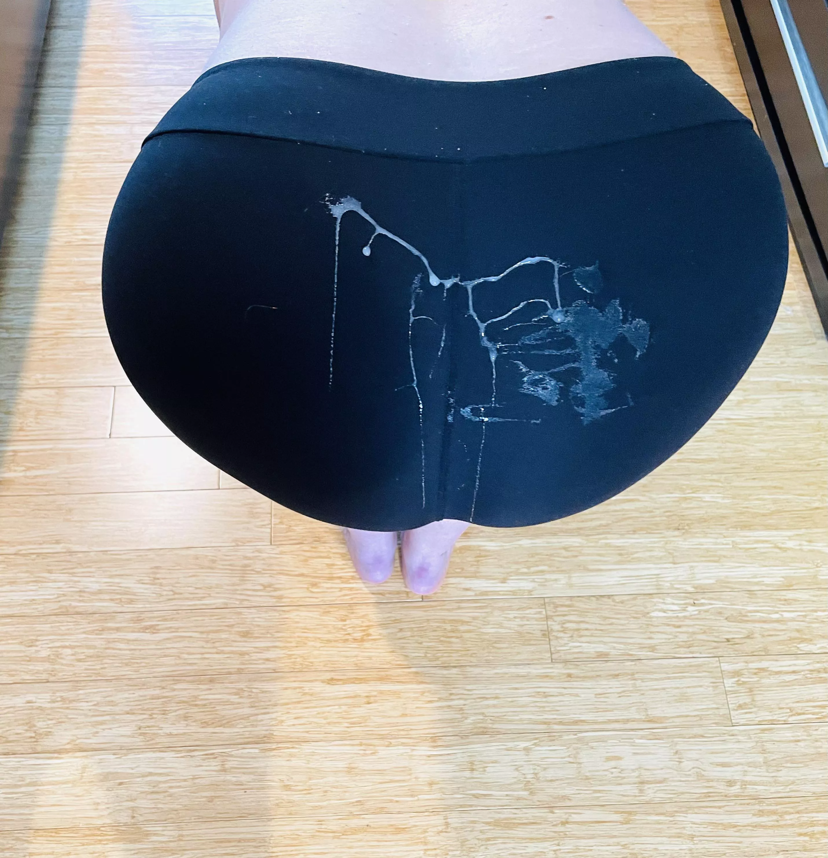 My my my. What a mess he made on my big ass.