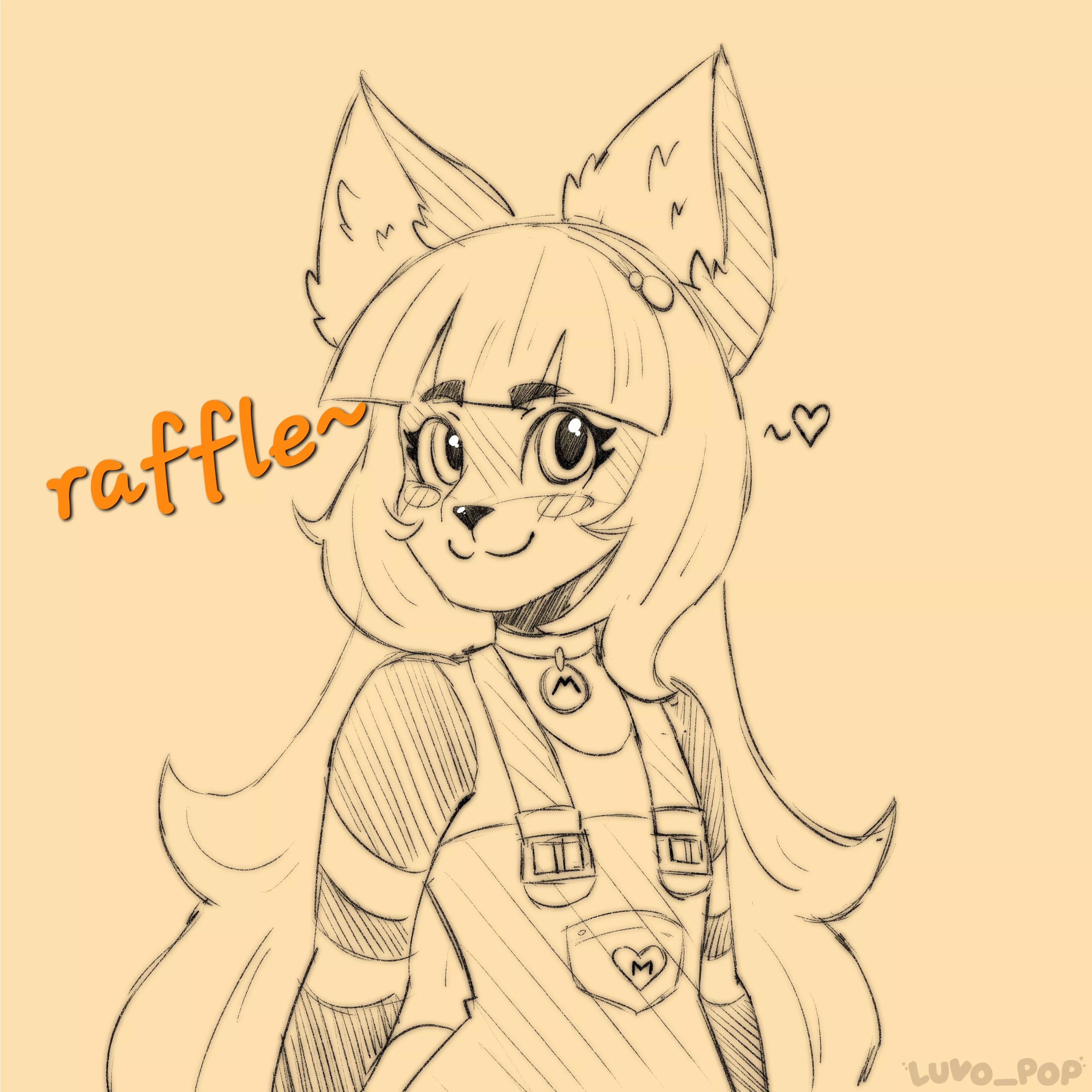 Smol Raffle~ (Free sketch 🧡) by Luvopop