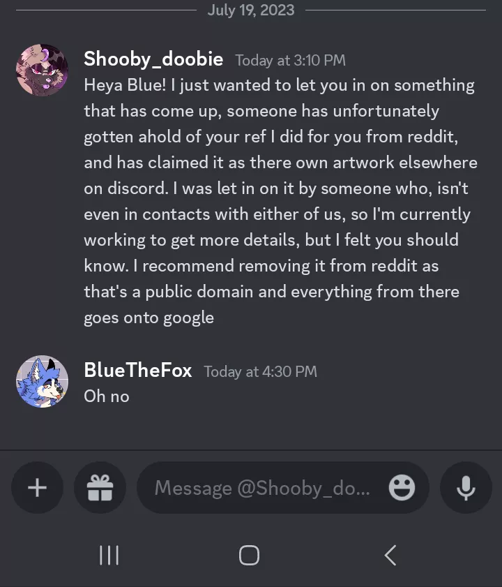 Someone has apparently stolen my art