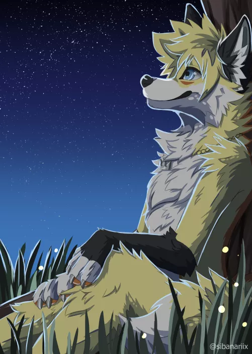 Stargazing 🌠 [Artfight attack ~ art by me @sibanariix]
